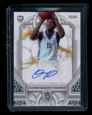 2023/24 Topps Royalty Collection Olivier-Maxence Prosper #RA-OP 09/99 Auto RC - Basketball Card Single