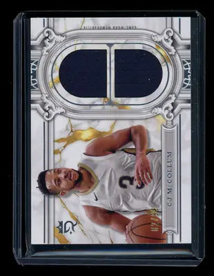 2023-24 Topps Royalty Collection Regalia Relics CJ McCollum #RR-CJM Relic 02/99 - Basketball Card Single