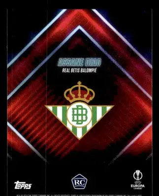 2023-24 Topps Showtime UEFA Club Competitions #NNO Assane Diao - Other