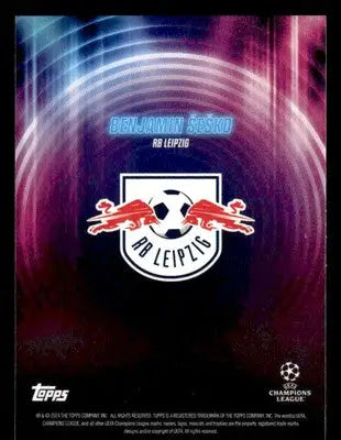 2023-24 Topps Showtime UEFA Club Competitions #NNO Benjamin Sesko - Soccer Card Single