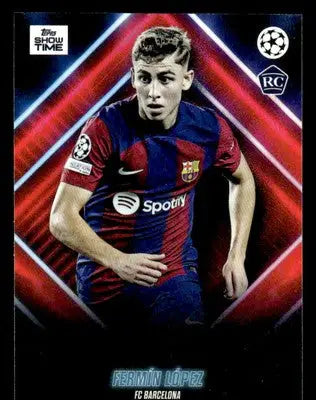 2023-24 Topps Showtime UEFA Club Competitions #NNO Fermín López - Soccer Card Single