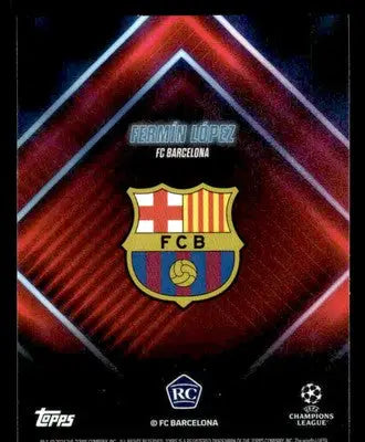 2023-24 Topps Showtime UEFA Club Competitions #NNO Fermín López - Soccer Card Single