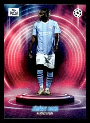 2023-24 Topps Showtime UEFA Club Competitions #NNO Jérémy Doku - Soccer Card Single
