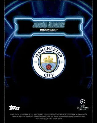 2023-24 Topps Showtime UEFA Club Competitions #NNO Julian Alvarez - Soccer Card Single
