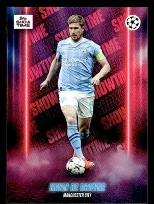 2023-24 Topps Showtime UEFA Club Competitions #NNO Kevin de Bruyne - Soccer Card Single