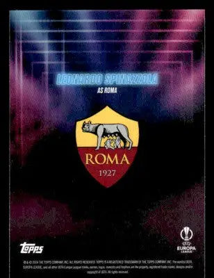 2023-24 Topps Showtime UEFA Club Competitions #NNO Leonardo Spinazzola - Other