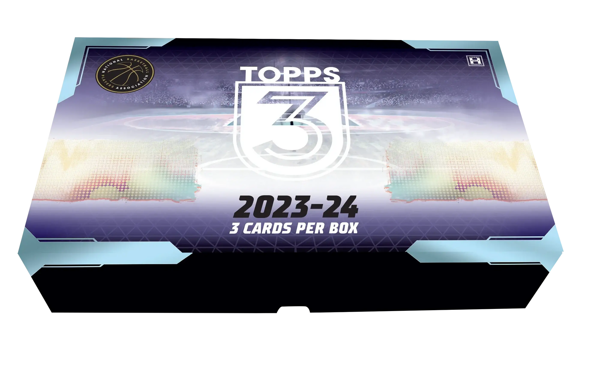 Topps Three Basketball 2023-24 Trading Card Box for Collectors and Sports Fans