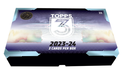 Topps Three Basketball 2023-24 Trading Card Box for Collectors and Sports Fans