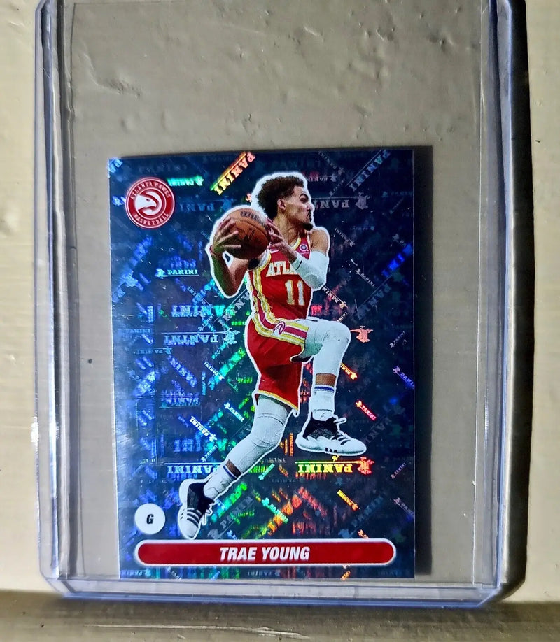 2023-24 Trae Young Panini NBA Basketball #99 Sticker Atlanta Hawks