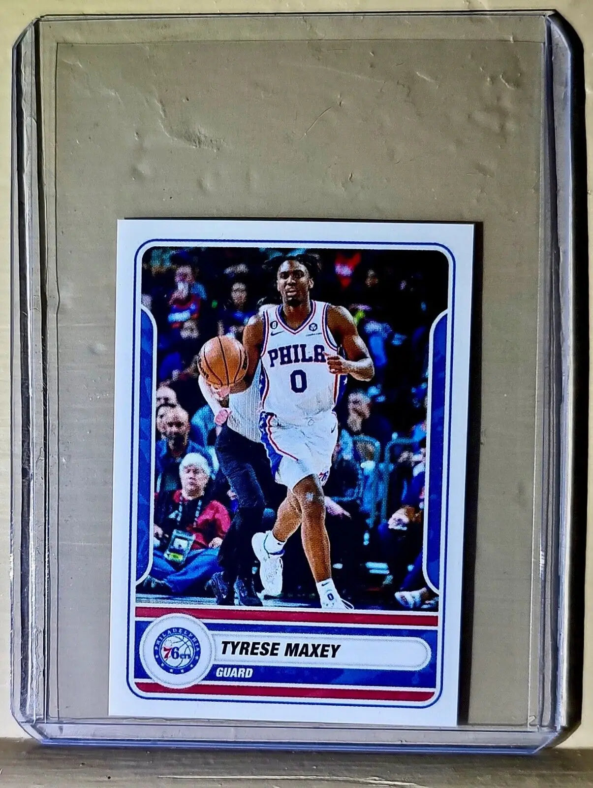 2023-24 Tyrese Maxey Panini NBA Basketball #261 Sticker Philadelphia 76ers - Basketball Card Single