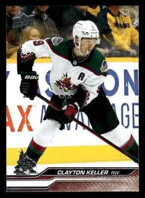 2023-24 Upper Deck #258 Clayton Keller - Hockey Card Single