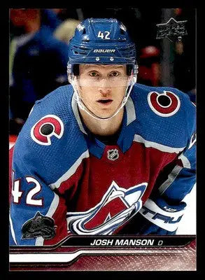 2023-24 Upper Deck #298 Josh Manson - Hockey Card Single