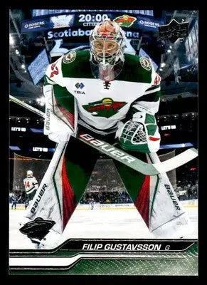 2023-24 Upper Deck #341 Filip Gustavsson - Hockey Card Single