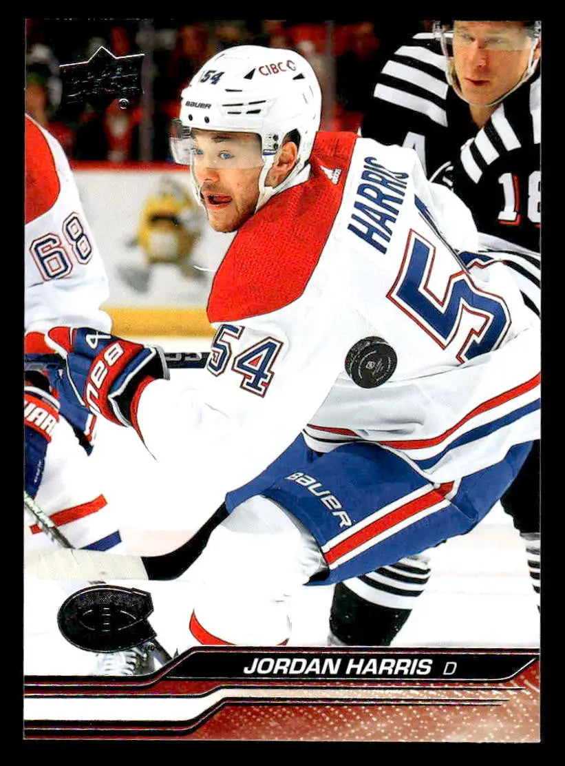 2023-24 Upper Deck #345 Jordan Harris - Hockey Card Single