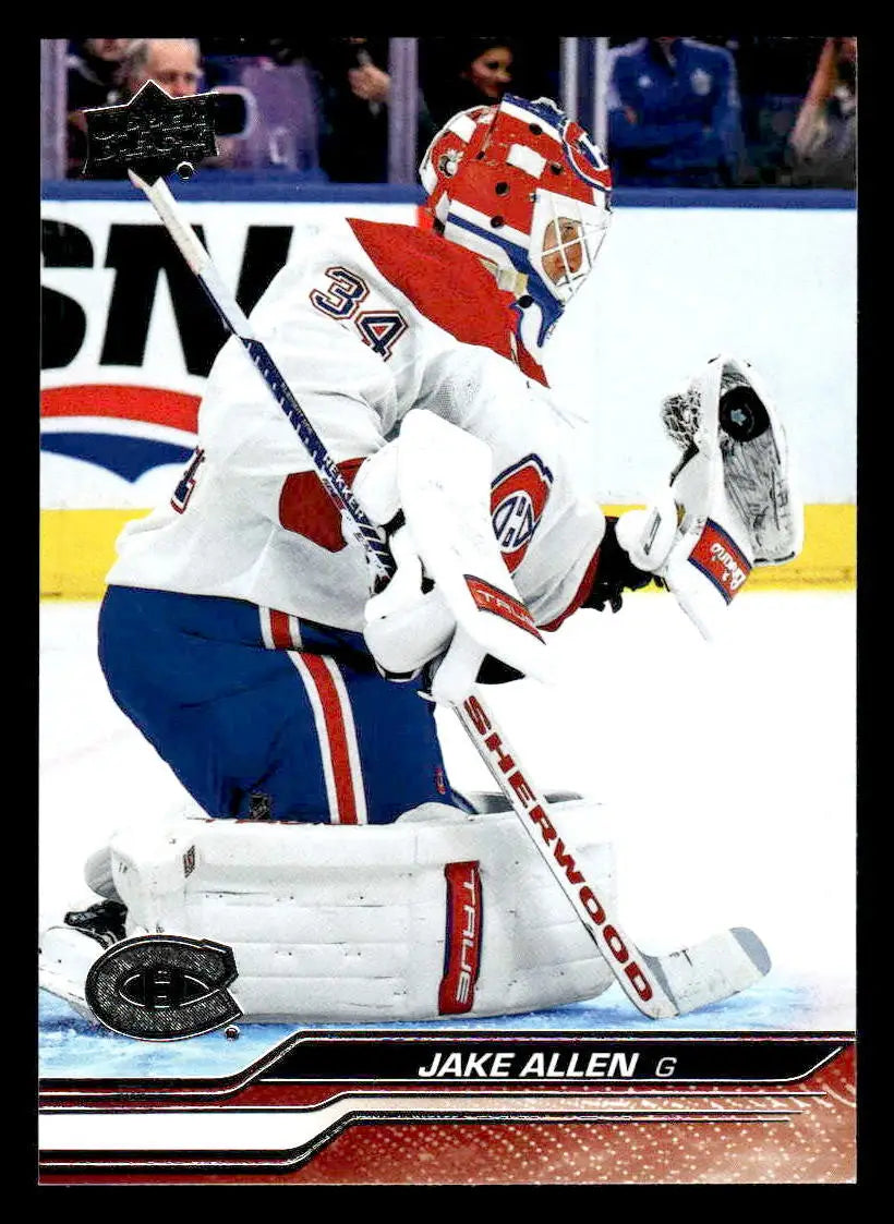 2023-24 Upper Deck #346 Jake Allen - Hockey Card Single