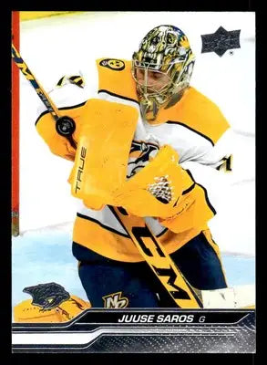 2023-24 Upper Deck #354 Juuse Saros - Hockey Card Single
