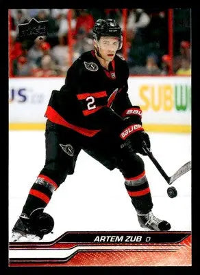 2023-24 Upper Deck #377 Artem Zub - Hockey Card Single