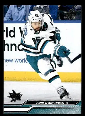 2023-24 Upper Deck #395 Erik Karlsson - Hockey Card Single