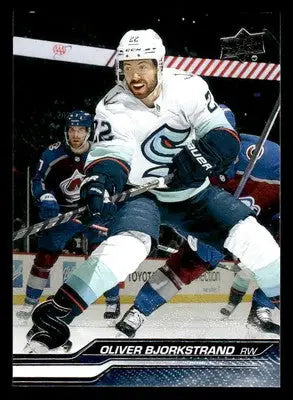 2023-24 Upper Deck #399 Oliver Bjorkstrand - Hockey Card Single