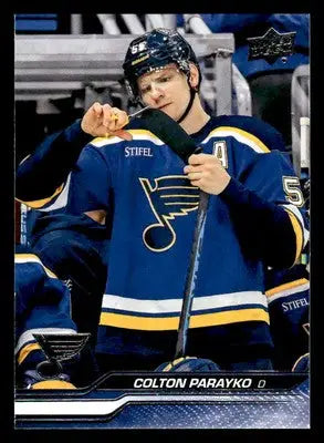 2023-24 Upper Deck #408 Colton Parayko - Hockey Card Single