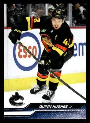 2023-24 Upper Deck #426 Quinn Hughes - Hockey Card Single