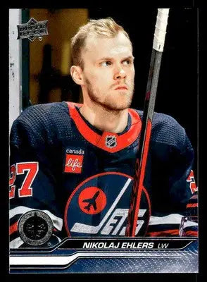 2023-24 Upper Deck #445 Nikolaj Ehlers - Hockey Card Single