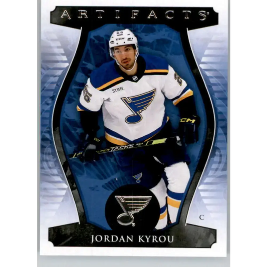 2023-24 Upper Deck Artifacts #19 Jordan Kyrou NM-MT St. Louis Blues Hockey Card - Hockey Card Single