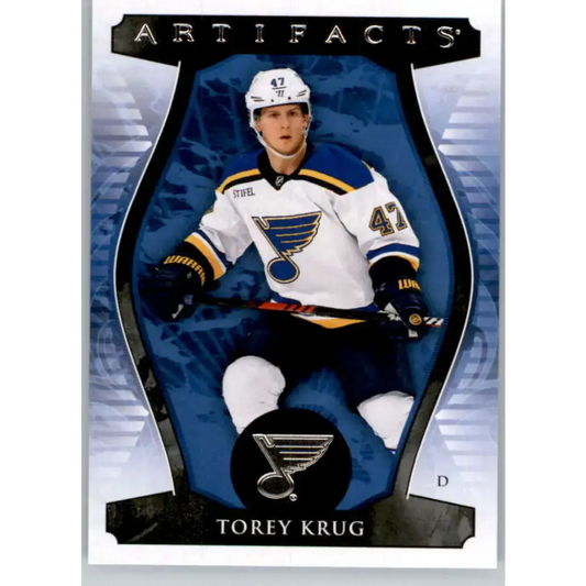 2023-24 Upper Deck Artifacts #54 Torey Krug NM-MT St. Louis Blues Hockey Card - Hockey Card Single