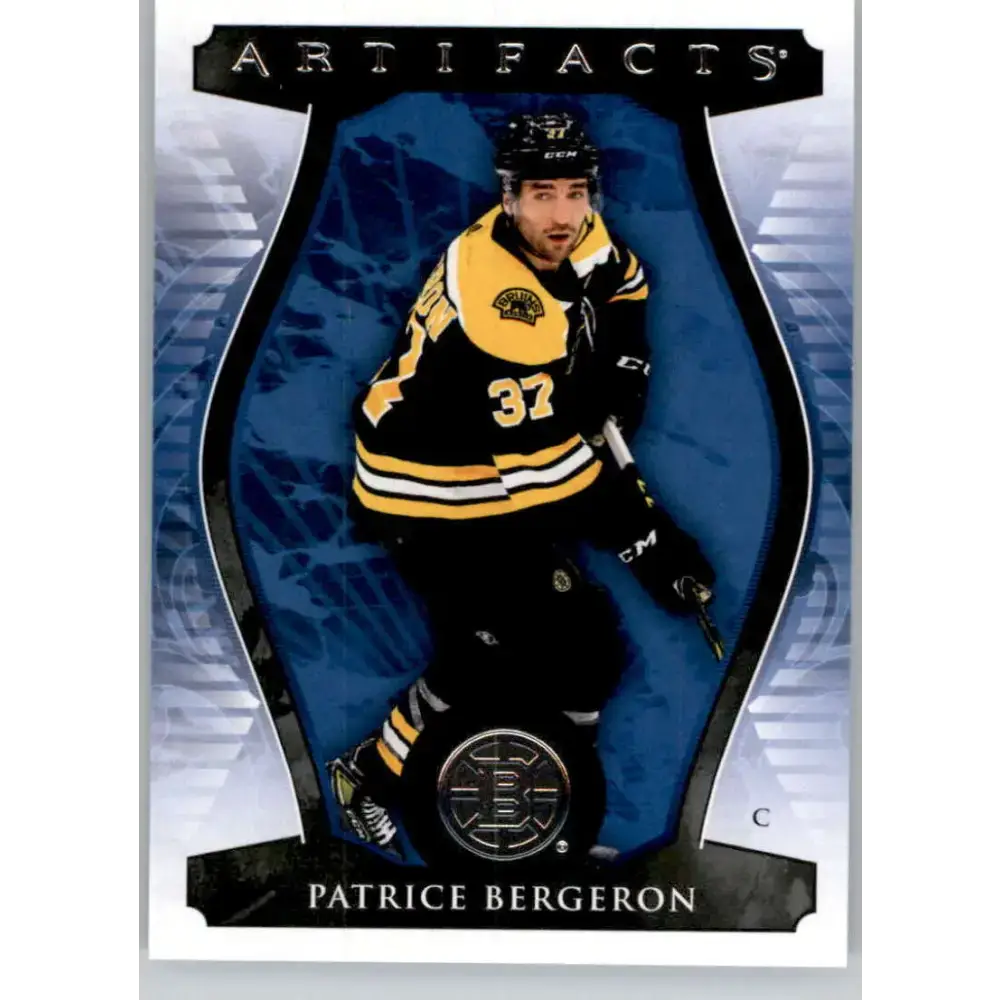 2023-24 Upper Deck Artifacts #78 Patrice Bergeron NM-MT Boston Bruins Hockey Card - Hockey Card Single