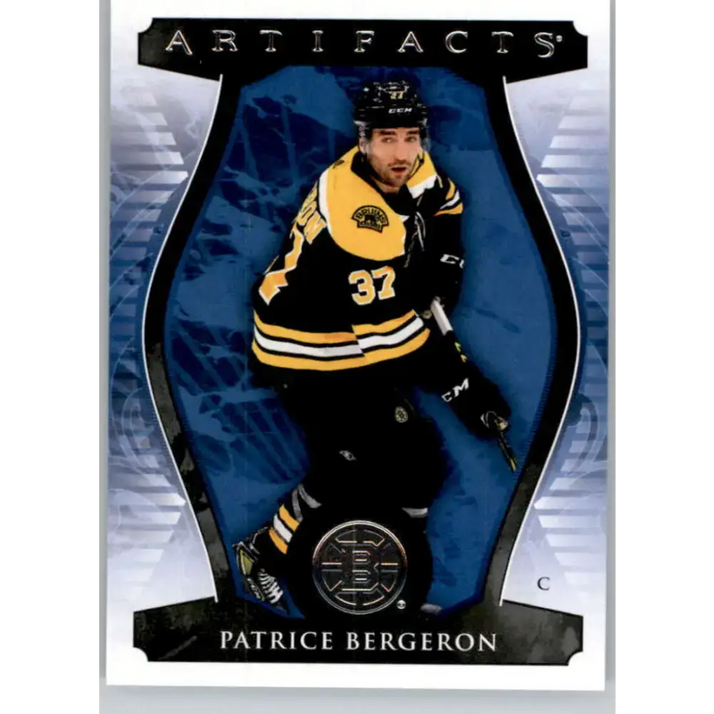 2023-24 Upper Deck Artifacts #78 Patrice Bergeron NM-MT Boston Bruins Hockey Card - Hockey Card Single