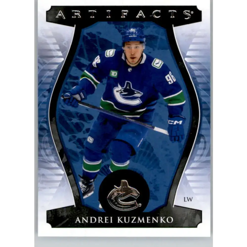 2023-24 Upper Deck Artifacts #80 Andrei Kuzmenko NM-MT Vancouver Canucks Hockey Card - Hockey Card Single