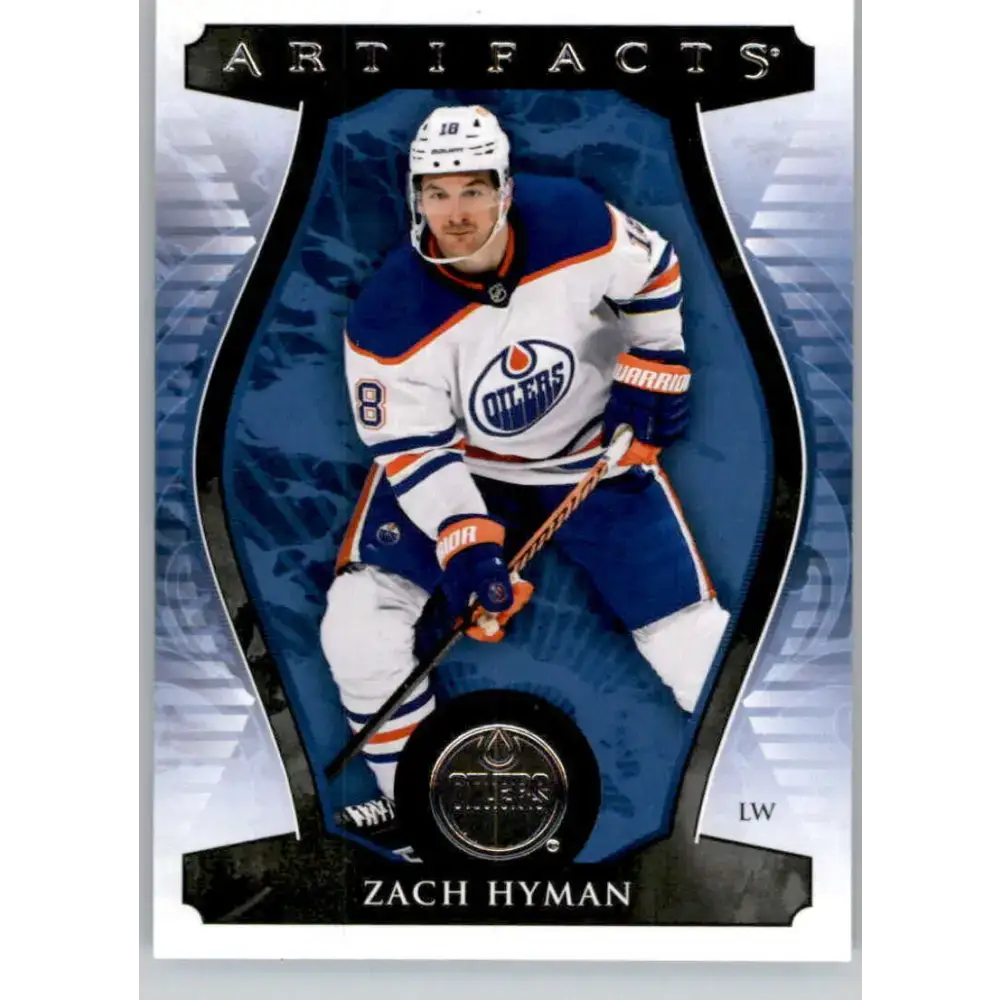 2023-24 Upper Deck Artifacts #84 Zach Hyman NM-MT Edmonton Oilers Hockey Card - Hockey Card Single