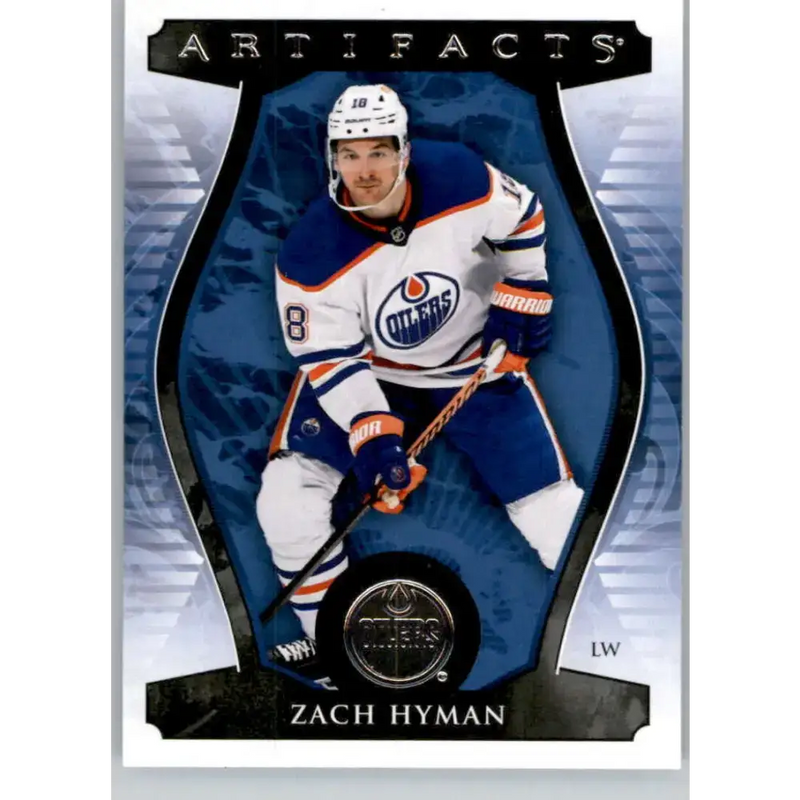 2023-24 Upper Deck Artifacts #84 Zach Hyman NM-MT Edmonton Oilers Hockey Card - Hockey Card Single