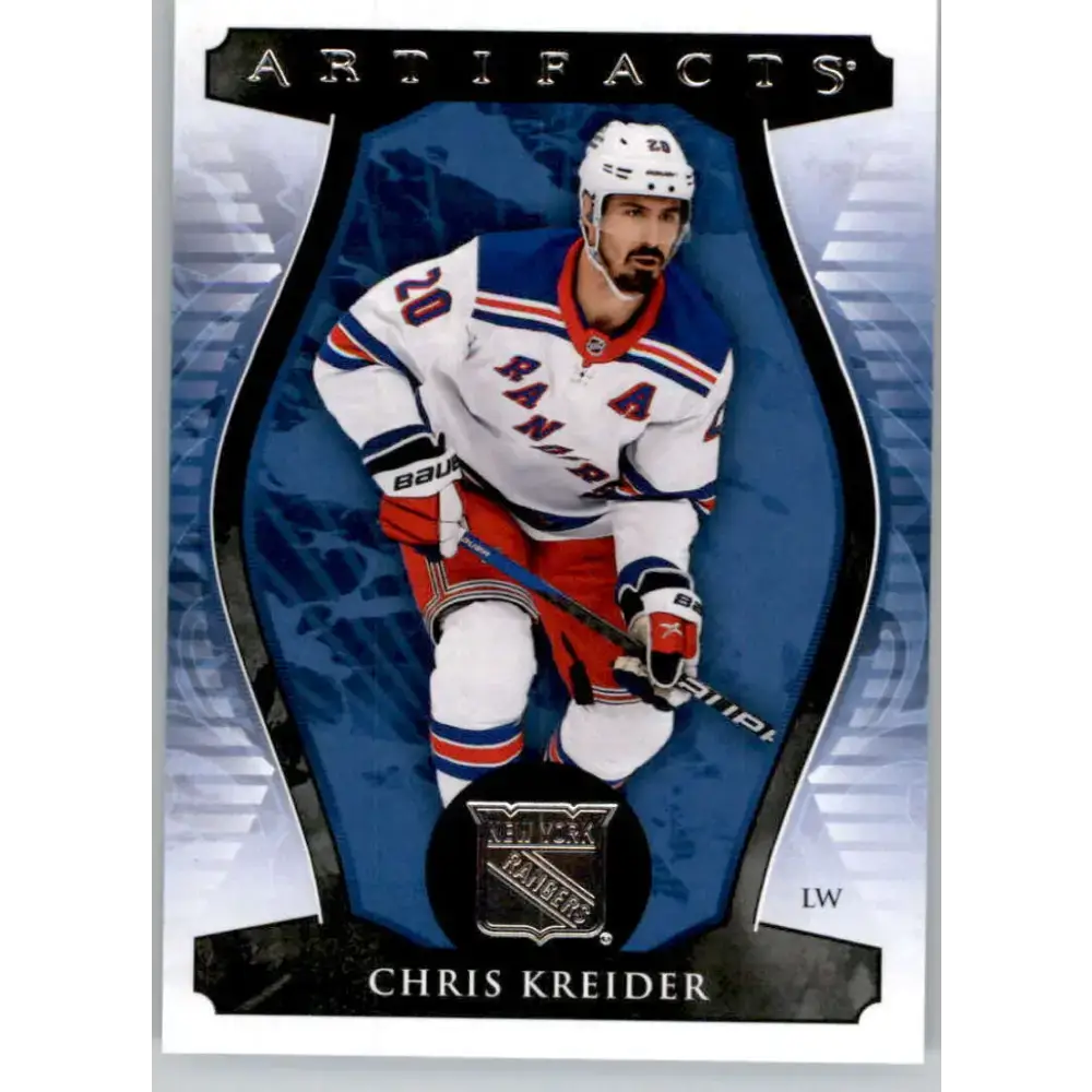 2023-24 Upper Deck Artifacts #97 Chris Kreider NM-MT New York Rangers Hockey Card - Hockey Card Single