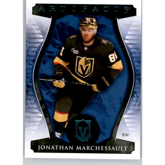 2023-24 Upper Deck Artifacts Turquoise #66 Jonathan Marchessault NM-MT Vegas Golden Knights Hockey Card - Hockey Card