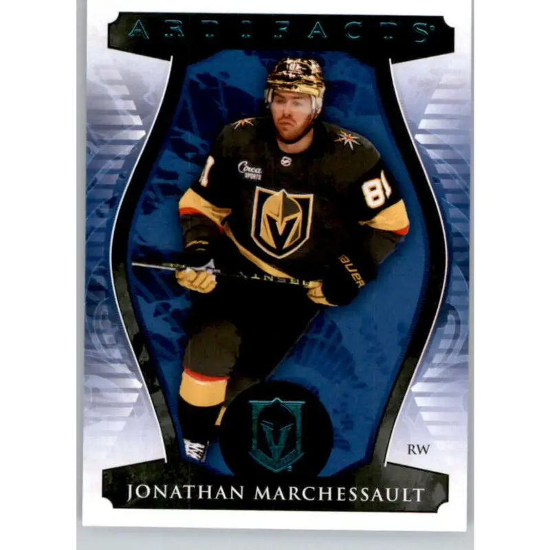 2023-24 Upper Deck Artifacts Turquoise #66 Jonathan Marchessault NM-MT Vegas Golden Knights Hockey Card - Hockey Card