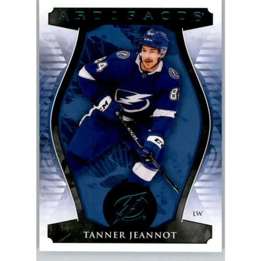 2023-24 Upper Deck Artifacts Turquoise #85 Tanner Jeannot NM-MT Tampa Bay Lightning Hockey Card - Hockey Card Single