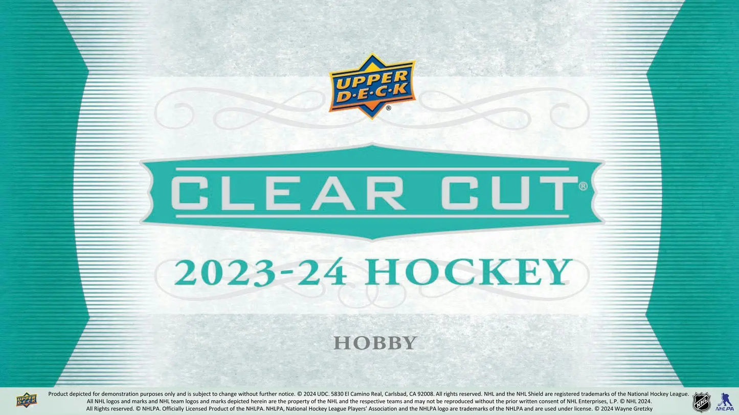 2023-24 Upper Deck Clear Cut Hockey Hobby Box
