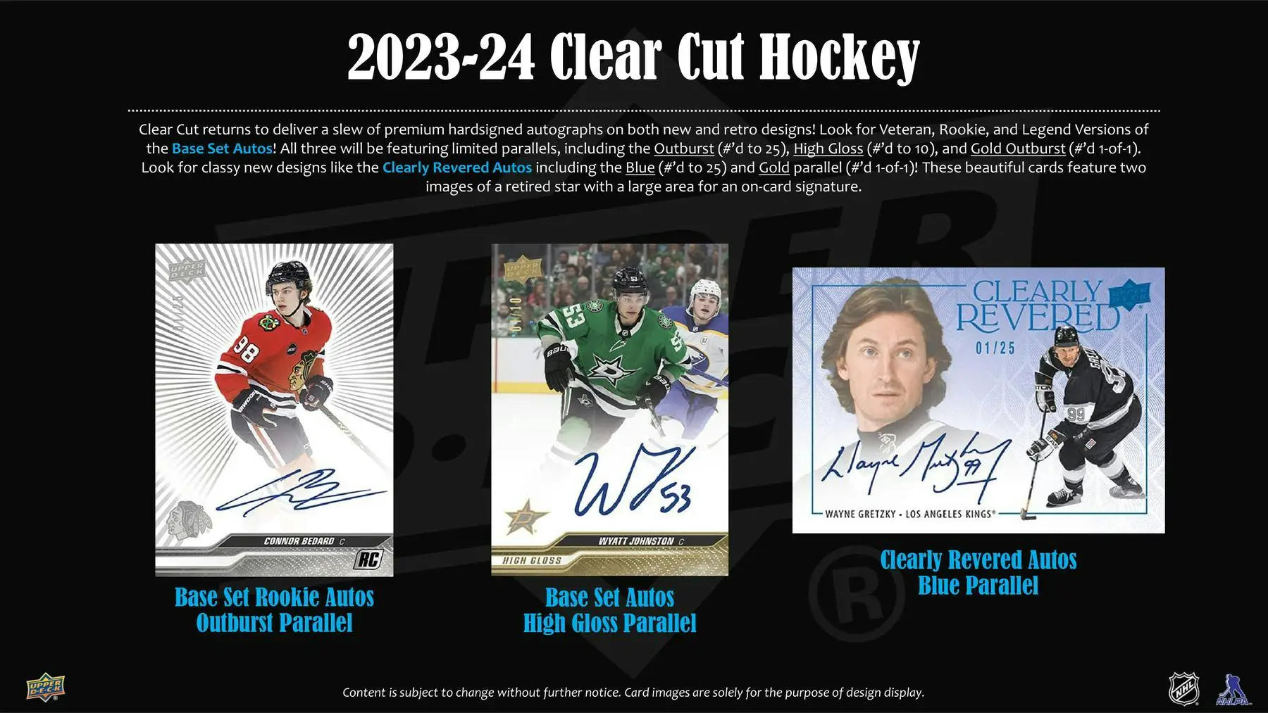 2023-24 Upper Deck Clear Cut Hockey Hobby Box
