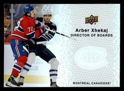 2023-24 Upper Deck #DB-10 Arber Xhekaj Director of Boards - Hockey Card Single