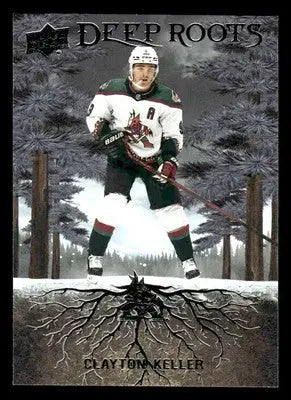 2023-24 Upper Deck #DR-36 Clayton Keller Deep Roots - Hockey Card Single
