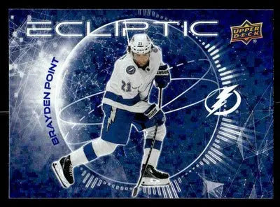 2023-24 Upper Deck #EC-12 Brayden Point Ecliptic Sparkle - Hockey Card Single