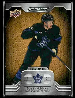 2023-24 Upper Deck Engrained #145 Bobby McMann #/399 - Hockey Card Single