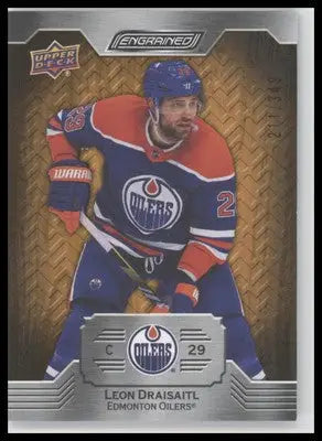 2023-24 Upper Deck Engrained #59 Leon Draisaitl #/349 - Hockey Card Single