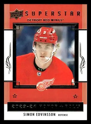 2023-24 Upper Deck #HR41 Simon Edvinsson Honor Roll - Hockey Card Single