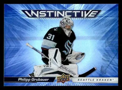 2023-24 Upper Deck #IN-19 Philipp Grubauer Instinctive - Hockey Card Single