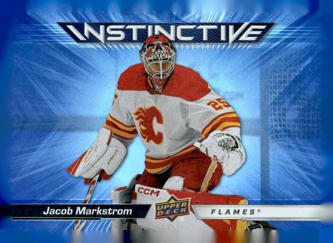 2023-24 Upper Deck #IN-22 Jacob Markstrom Instinctive - Hockey Card Single