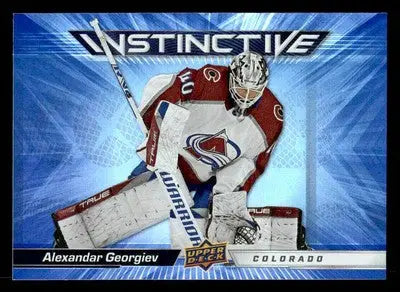 2023-24 Upper Deck #IN-9 Alexandar Georgiev Instinctive - Hockey Card Single
