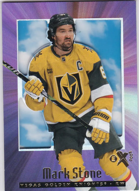 Mark Stone hockey card from 2023-24 Upper Deck Skybox E-X 2000 Vegas Golden Knights