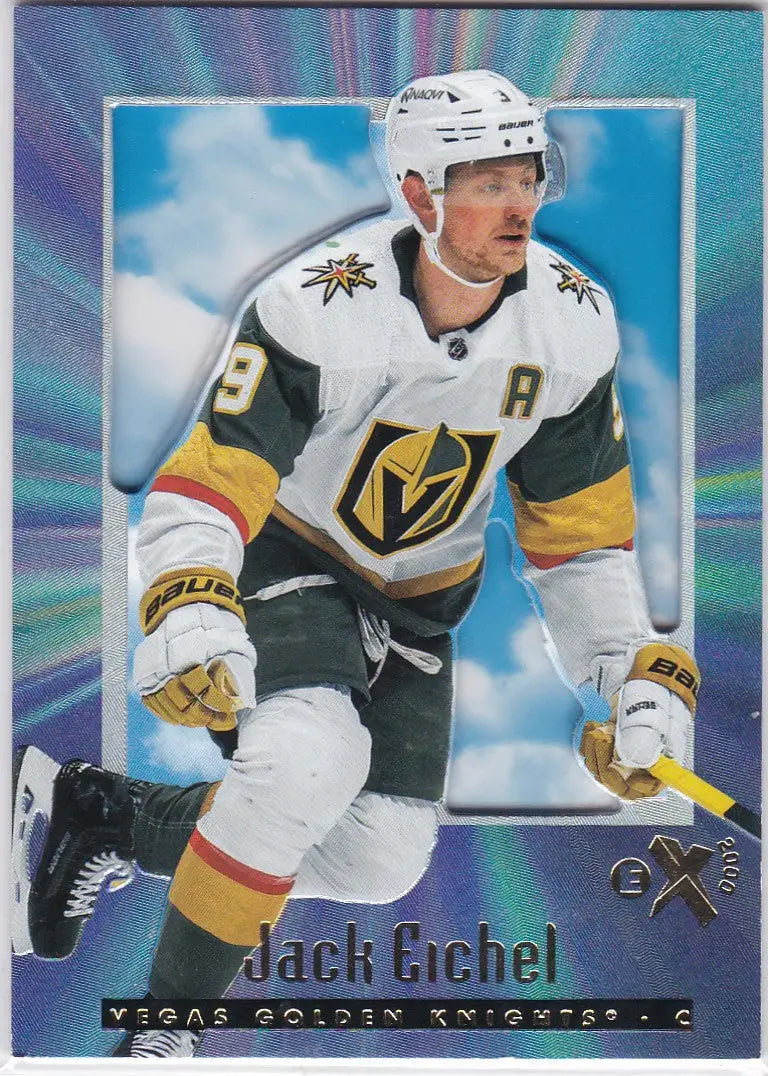 Jack Eichel hockey card from 2023-24 Upper Deck Skybox featuring Eichel Vegas Golden Knights
